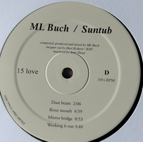 ML Buch – Suntub (2xLP, 15 love, 2024) Image 5