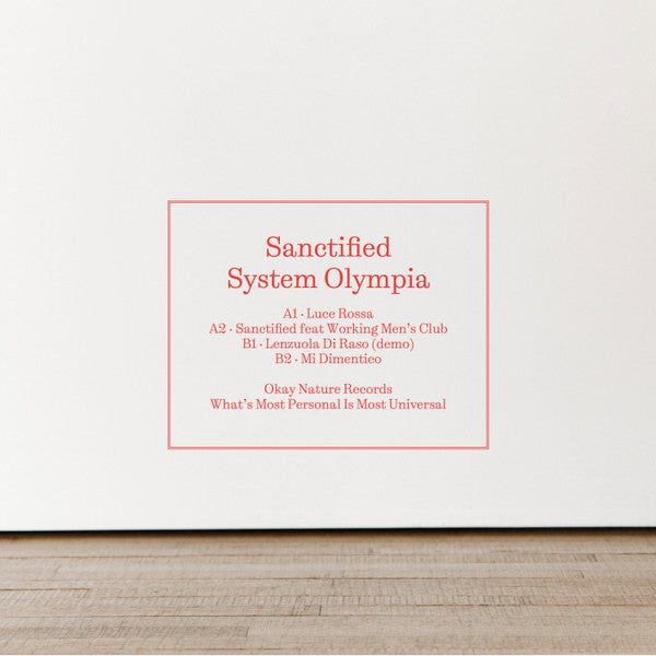 System Olympia – Sanctified (12", Okay Nature Records, 2024) Image 3