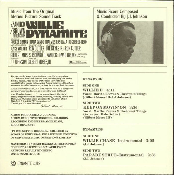 J.J. Johnson : Willie Dynamite 45s Collection (Music From The Original Motion Picture Sound Track) (2x7")