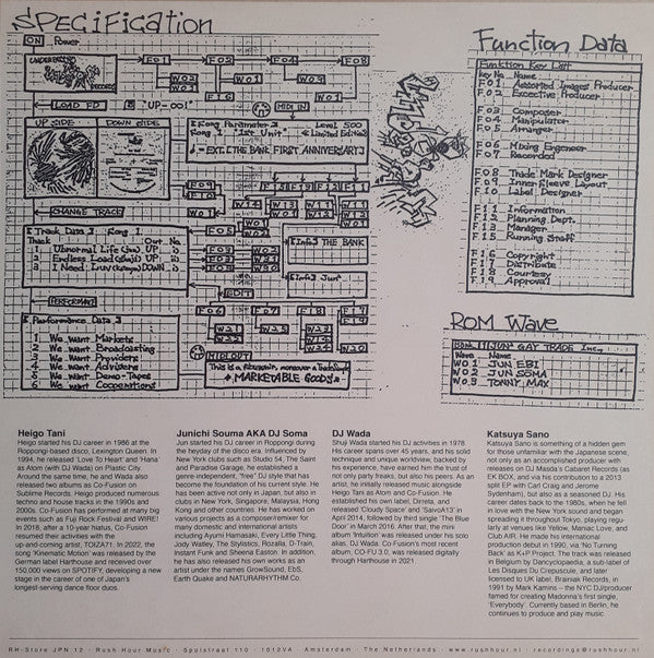 Various – 1st Unit Underpass Records EP (12", Rush Hour, 2024) Image 5