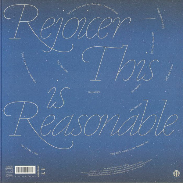 Rejoicer : This Is Reasonable (LP, Album)