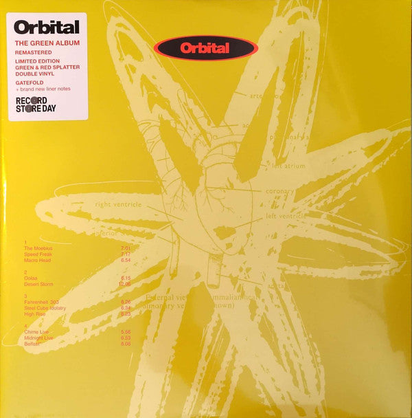 Orbital – Orbital (2xLP, Green & Red Splatter, London Records, 2024) Front Cover