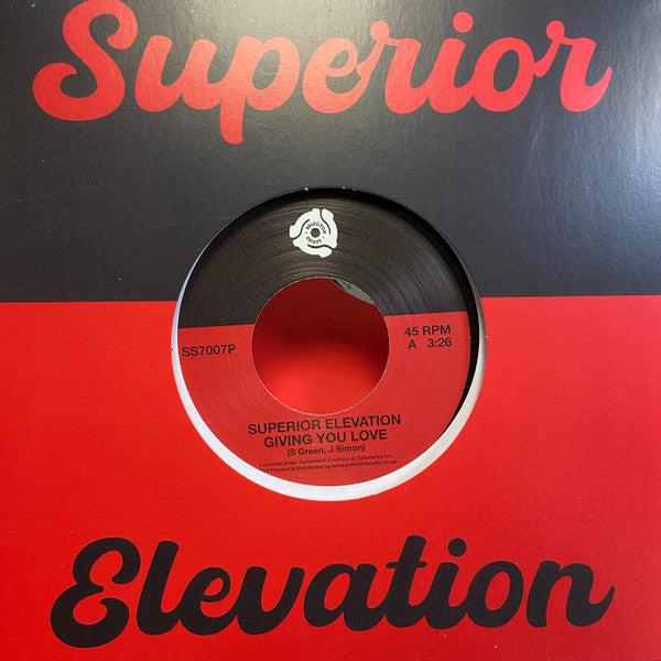Superior Elevation – Giving You Love / Sassy Lady (7", Selector Series, 2024) Front Cover
