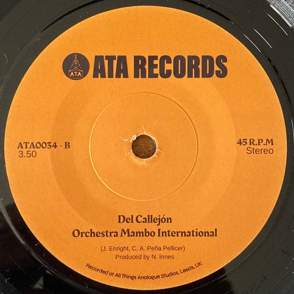 Orchestra Mambo International – Mambo Te Llama (7", ATA Records, 2024) Back Cover