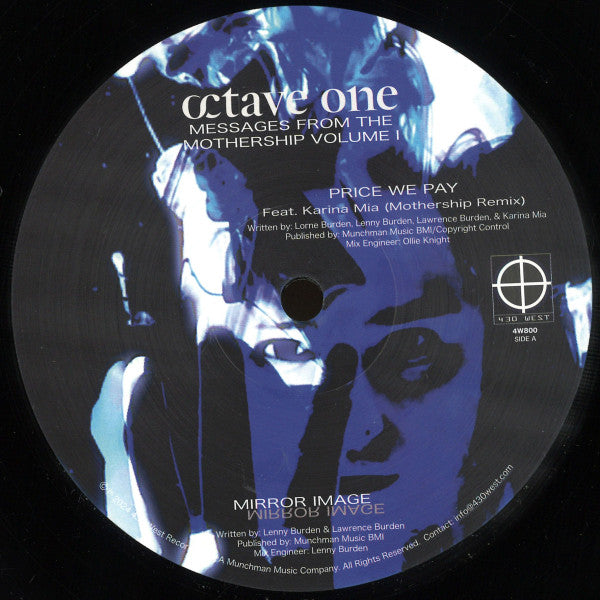 Octave One – Messages From The Mothership Volume I (12", 430 West, 2024) Front Cover