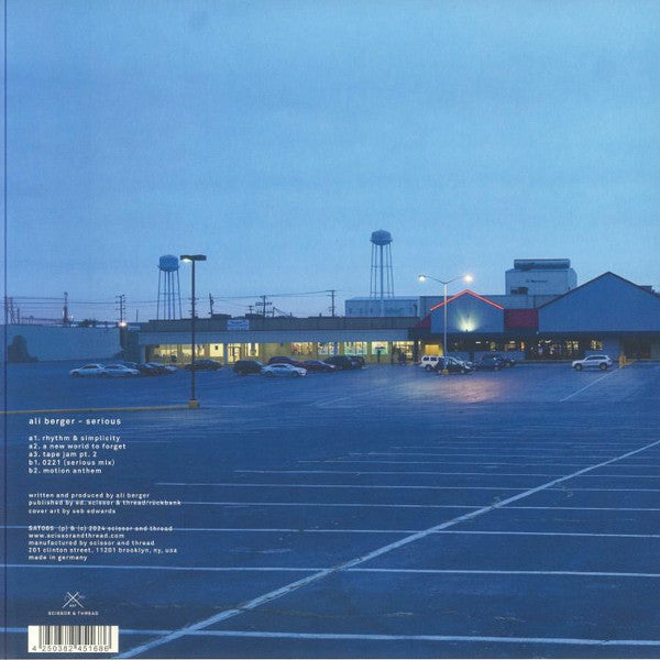 Ali Berger : Serious (12")