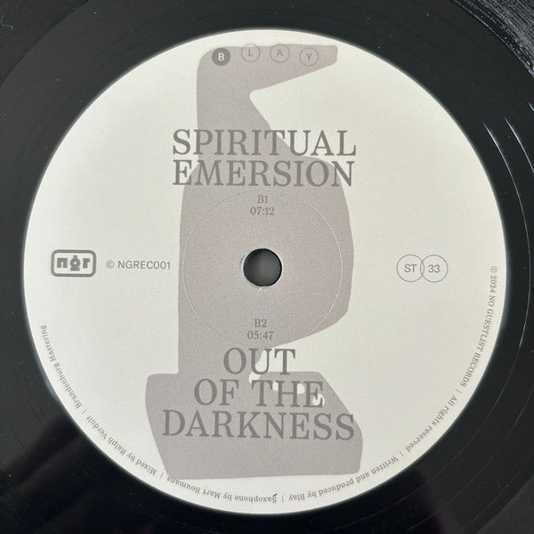 Blay – Spiritual Emersion (12", No Guestlist Records, 2024) Image 4