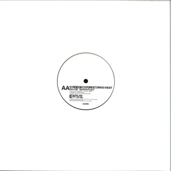 D-Bridge vs. Forest Drive West : EXITVS009 (12", EP)