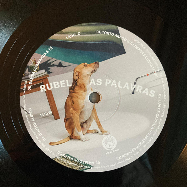 Rubel – As Palavras, Vol. 1 & 2 (2xLP, Black vinyl, Mr Bongo, 2024) Image 5