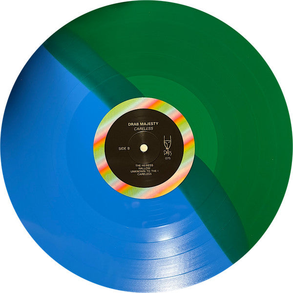 Drab Majesty – Careless (LP, Blue/Green Split, Dais Records, 2022) Image 4