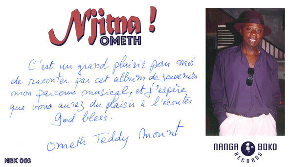 Ometh – Njitna ! (LP, Nanga Boko Records, 2024) Back Cover