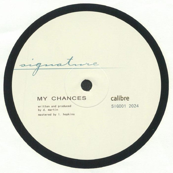 Calibre – Peso / My Chances (12", Signature Records, 2024) Back Cover