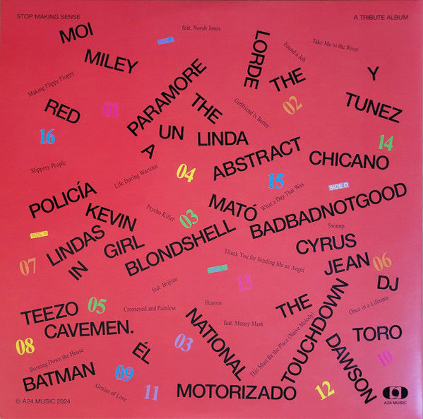 Various – Everyone’s Getting Involved: A Tribute To Talking Heads’ Stop Making Sense (2xLP, Silver, A24 Music, 2024) Image 5