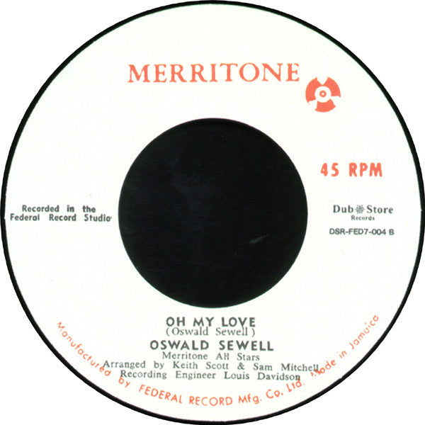 The Renegades (13) / Oswald Sewell : Mr. Hops / Oh My Love (7", Single)