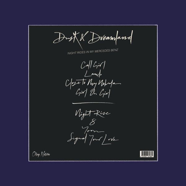 System Olympia – Dusk & Dreamland (12", Okay Nature Records, 2024) Back Cover