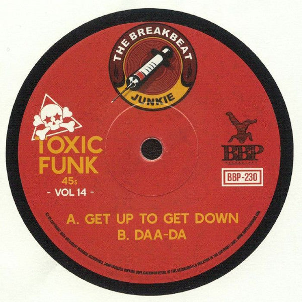 The Breakbeat Junkie – Toxic Funk 45s Vol 14 (7", Breakbeat Paradise Recordings, 2024) Front Cover