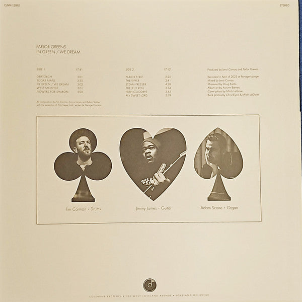 Parlor Greens – In Green / We Dream (LP, Green, Colemine Records, 2024) Image 5