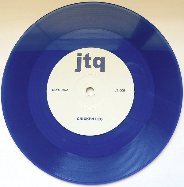 JTQ – Hung Up On You (7", Clear blue, JTI Records, 2024) Image 5