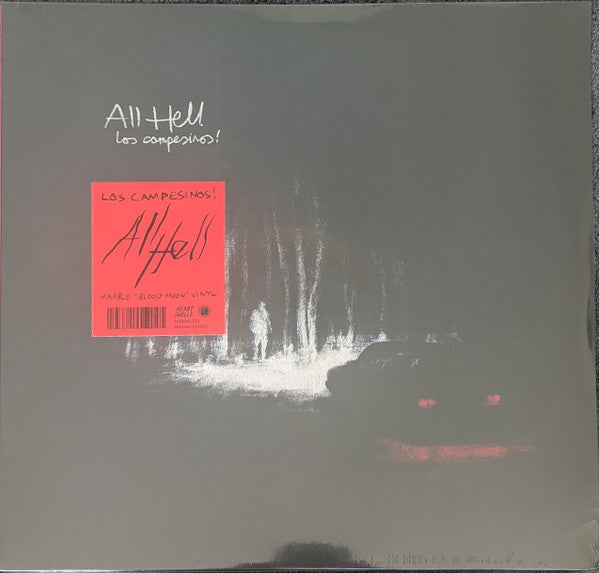 Los Campesinos! – All Hell (2xLP, Marble Red/Black, Heart Swells, 2024) Front Cover