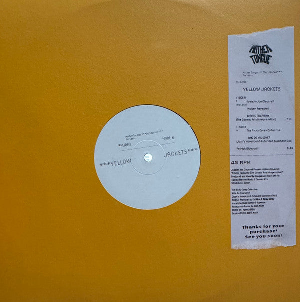 Joaquin Joe Claussell* Pres. Hidden Revealed / The Ricky Corey Collective : Erratic Telepathy (The Cosmic Arts Interpretation) / Who Do You Love? (Josh Honeycomb Extended Basement Dub) (Patrick Gibin Edit) (12")
