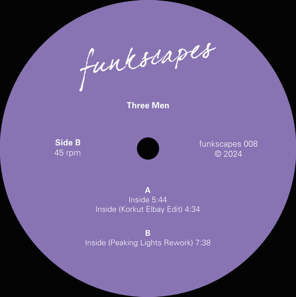 Three Men – Inside (12", funkscapes, 2024) Image 4