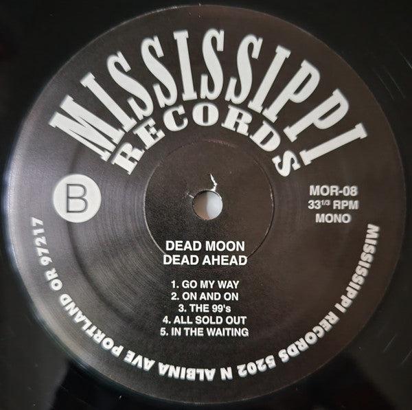 Dead Moon – Dead Ahead (LP, Mississippi Records, 2024) Image 4