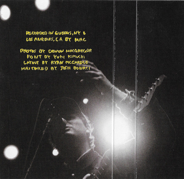 Mac Demarco – Old Dog Demos (Cassette, Captured Tracks, 2018) Back Cover