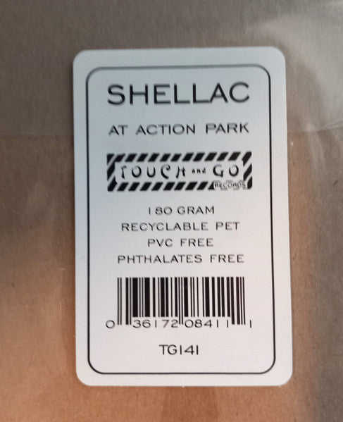 Shellac – At Action Park (LP, 180g, PET, Touch And Go) Back Cover
