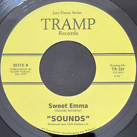 Sounds – Sound Spirit (7", Tramp Records, 2024) Back Cover