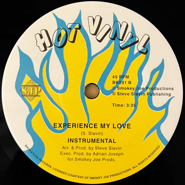 Robert Chandler – Experience My Love (7", Backatcha Records, 2024) Back Cover