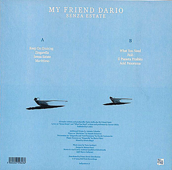 My Friend Dario : Senza Estate (12", MiniAlbum, Ltd)