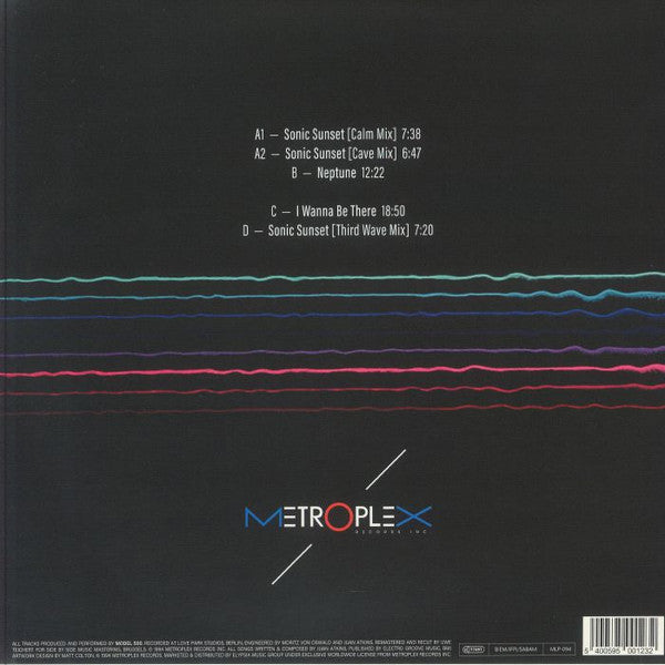 Model 500 – Sonic Sunset (2x12", Metroplex, 2024) Back Cover