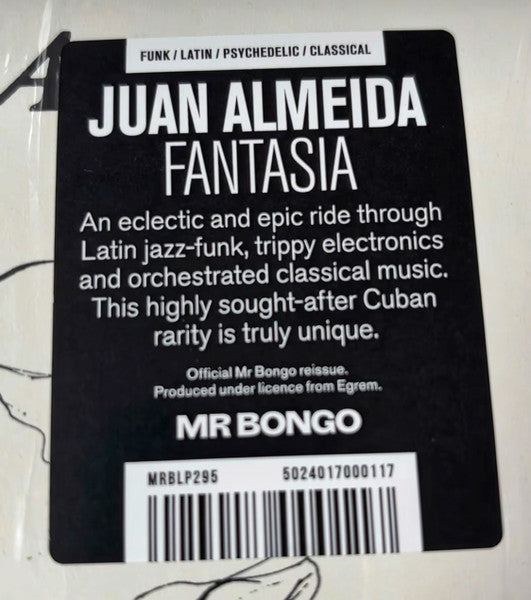 Juan Almeida – Fantasia (LP, Mr Bongo, 2024) Back Cover