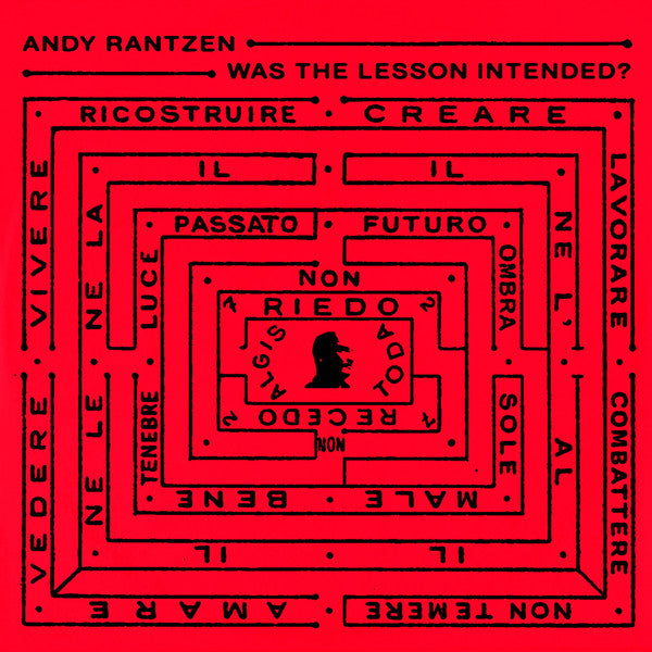 Andy Rantzen – Was The Lesson Intended? (7", Paesaggi Records, 2024) Front Cover