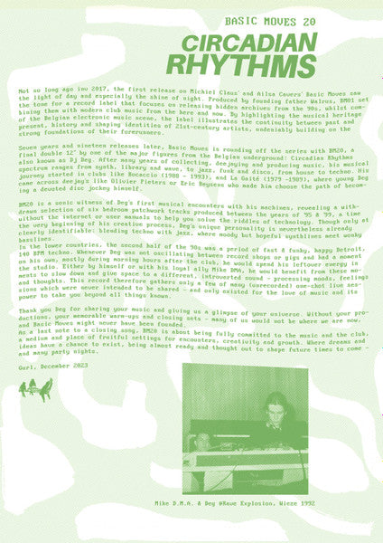 Circadian Rhythms – Basic Moves 20 (2x12", Basic Moves, 2024) Image 4