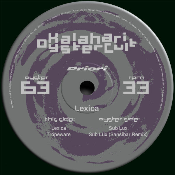 Priori (2) : Lexica (12", EP)