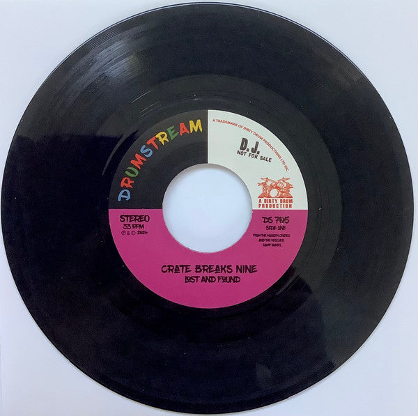 Lost And Found – Crate Breaks Vol. 5 (7", Drumstream, 2024) Front Cover