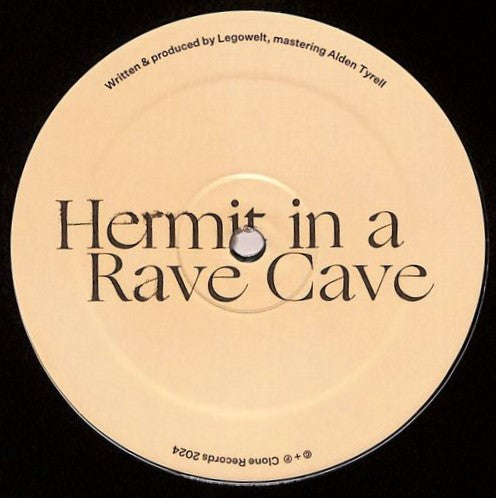 Hermit In A Rave Cave – Hermit In A Rave Cave III (12", Clone Jack For Daze, 2024) Back Cover
