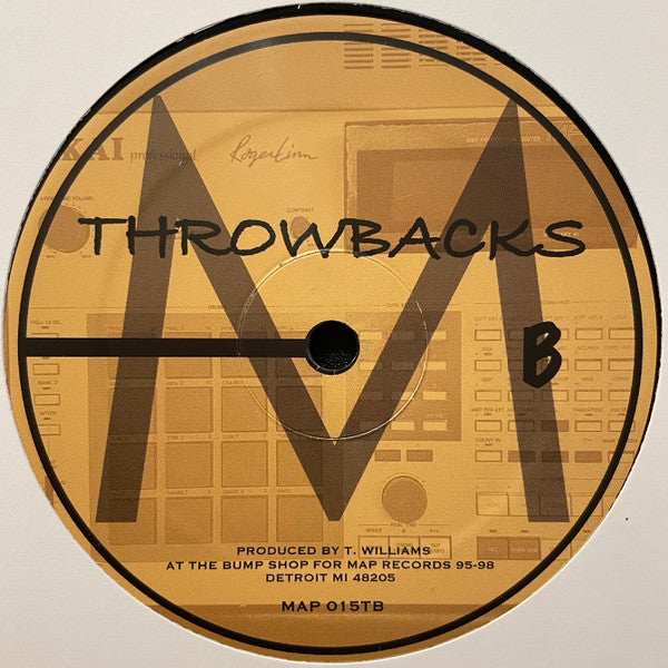 Detroit In Effect – Open The Vault (12", M.A.P. Records, 2024) Back Cover