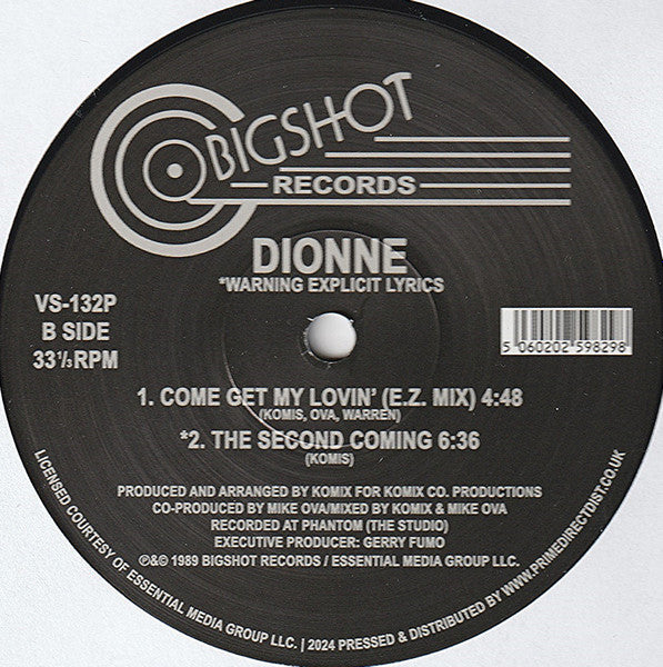 Dionne : Come Get My Lovin' (Remix) (12", RE, RM, Com)