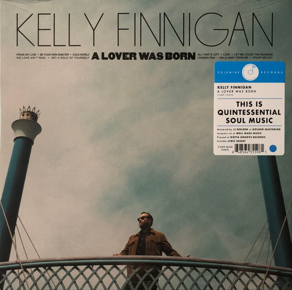 Kelly Finnigan – A Lover Was Born (LP, Cyan Blue, Colemine Records, 2024) Front Cover