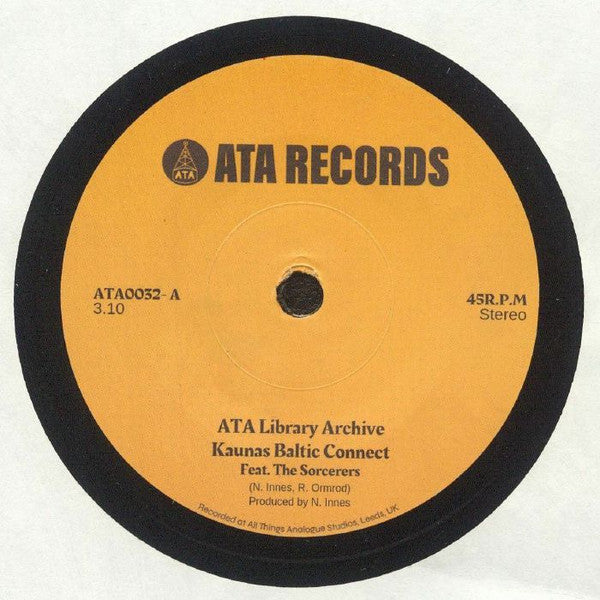 ATA Library Archive – Kaunas Baltic Connect (7", ATA Records, 2024) Front Cover