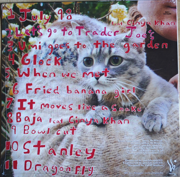 Dana and Alden – Quiet Music For Young People (LP, Red, Winspear, 2024) Image 4