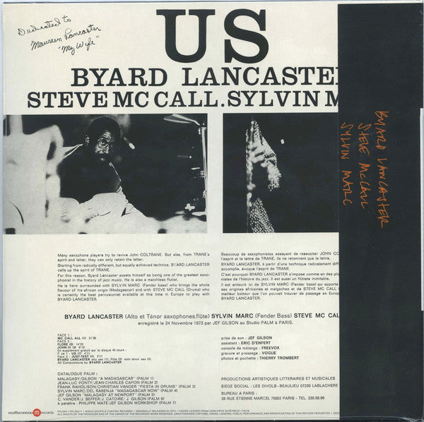 Byard Lancaster : The Complete Palm Recordings 1973 - 1974 (5xLP, Album, Comp, RE, RM + 12", RE, RM + 7", EP, )