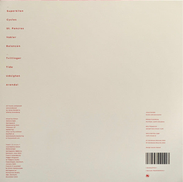 Svaneborg Kardyb – Superkilen (LP, Foil Embossed, Gondwana Records, 2024) Back Cover