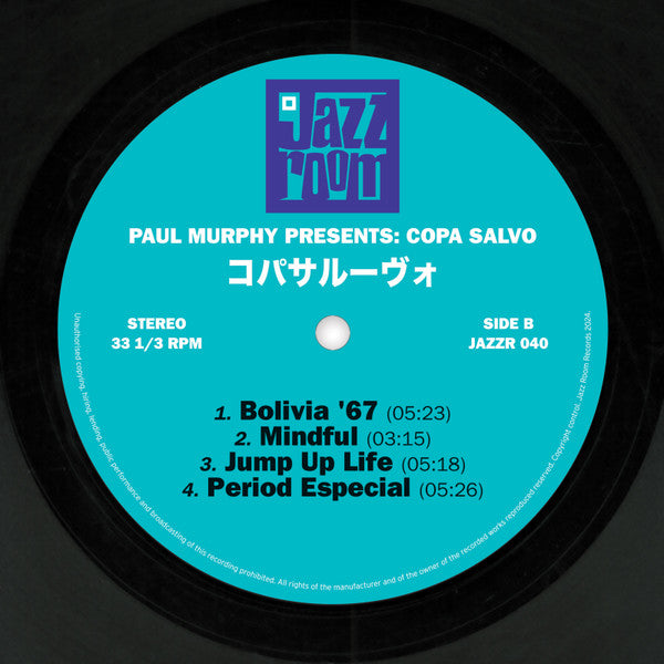 Paul Murphy Copa Salvo – Copa Salvo コパサルーヴ (LP, Jazz Room Records, 2024) Image 4
