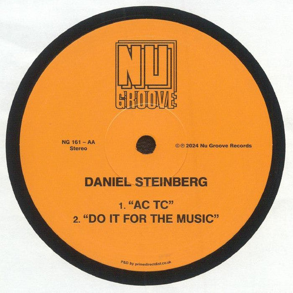 Harry Romero Daniel Steinberg – The Monk / Shoot Your Shot / AC TC / Do It For The Music (12", Nu Groove Records, 2024) Back Cover