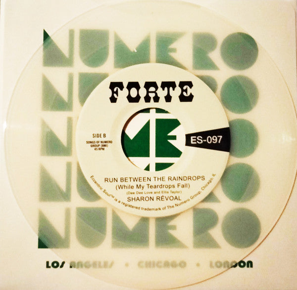 Sharon Révoal – Reaching For Our Star / Run Between The Raindrops (7", Natural Colour, Numero Group, 2024) Back Cover