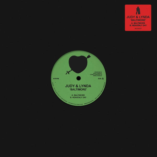 Judy And Lynda – Baltimore (12", Isle Of Jura, 2024) Front Cover