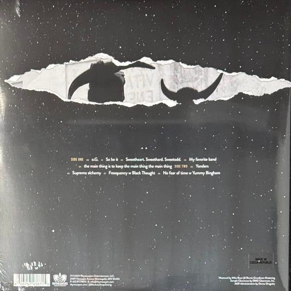 Black Star – No Fear Of Time (LP, Rhymesayers Entertainment, 2024) Back Cover